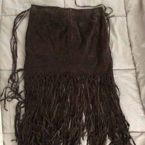 Suede skirt - Picture 3 of 4